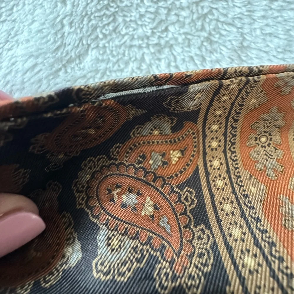 Christian Dior Silk Paisley Scarf